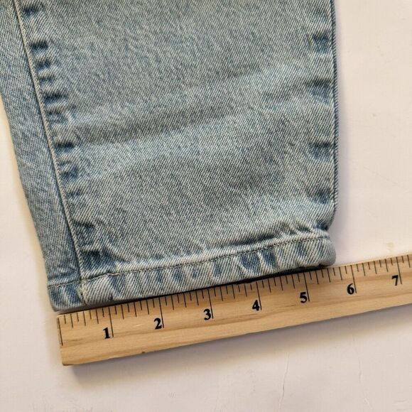 Good American GOOD MOM JEANS GM602T BLUE636 Size 2/26 Light Wash Distressed - Picture 9 of 9